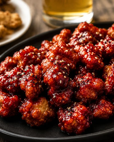 Poulet Pop-corn Coréen