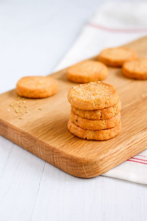 Sablés au comté et au sésame