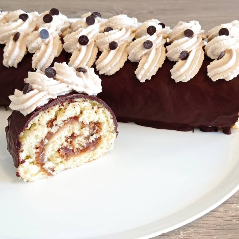 Roulé Crème de Marron et Chocolat