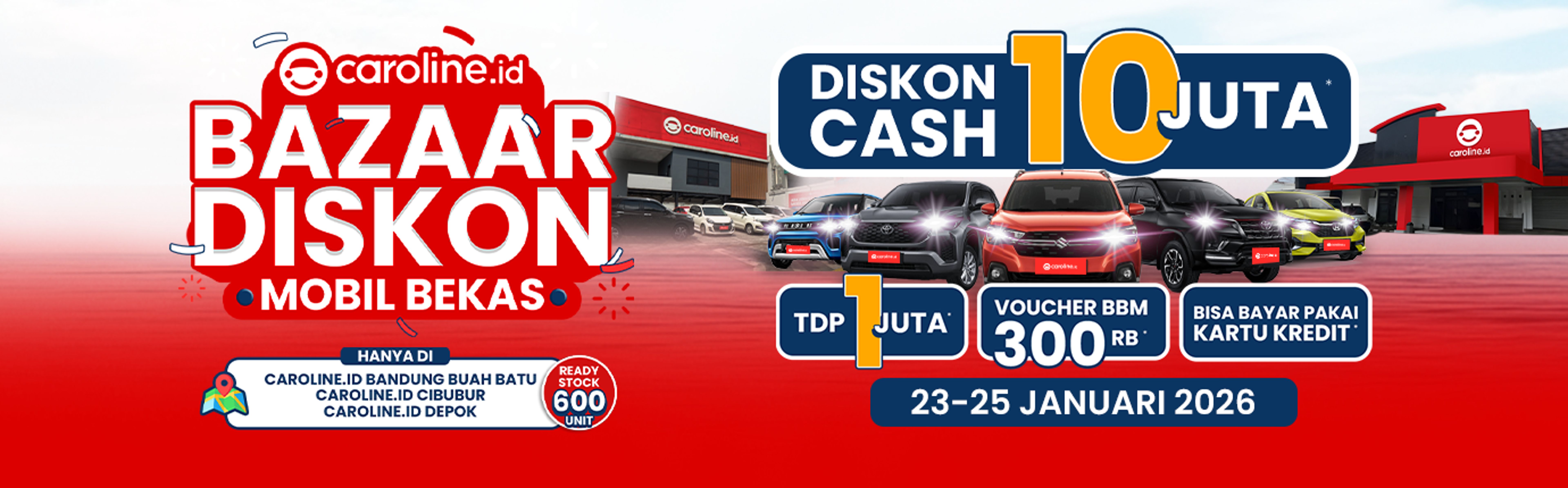 Bazaar Diskon Mobil Bekas Banner