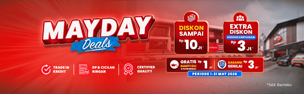 Mayday Deal Diskon Cash 10 Juta