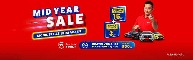 Mid Year Sale Diskon Cash 15Jt
