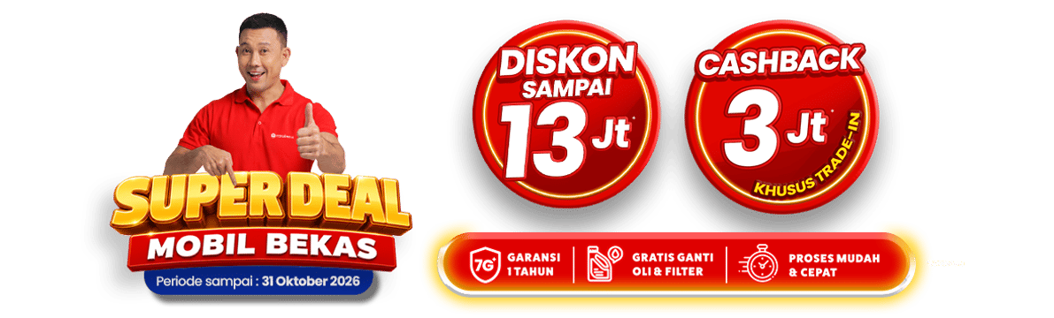 Super Deal Mobil Bekas Diskon 13 Juta