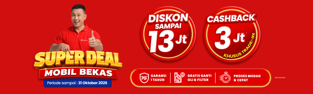Super Deal Mobil Bekas Diskon 13 Juta
