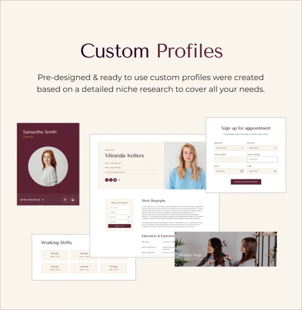 La Diva - Beauty Salon & Spa WordPress Theme - Custom Profiles | CMSMasters studio
