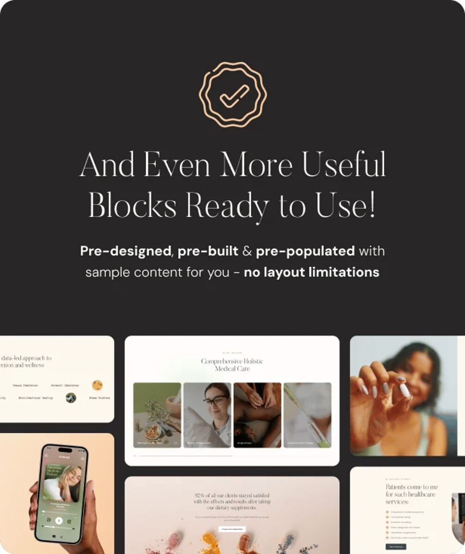 BioVital - Functional Medicine Doctor WordPress Theme - Useful Blocks | CMSMasters studio
