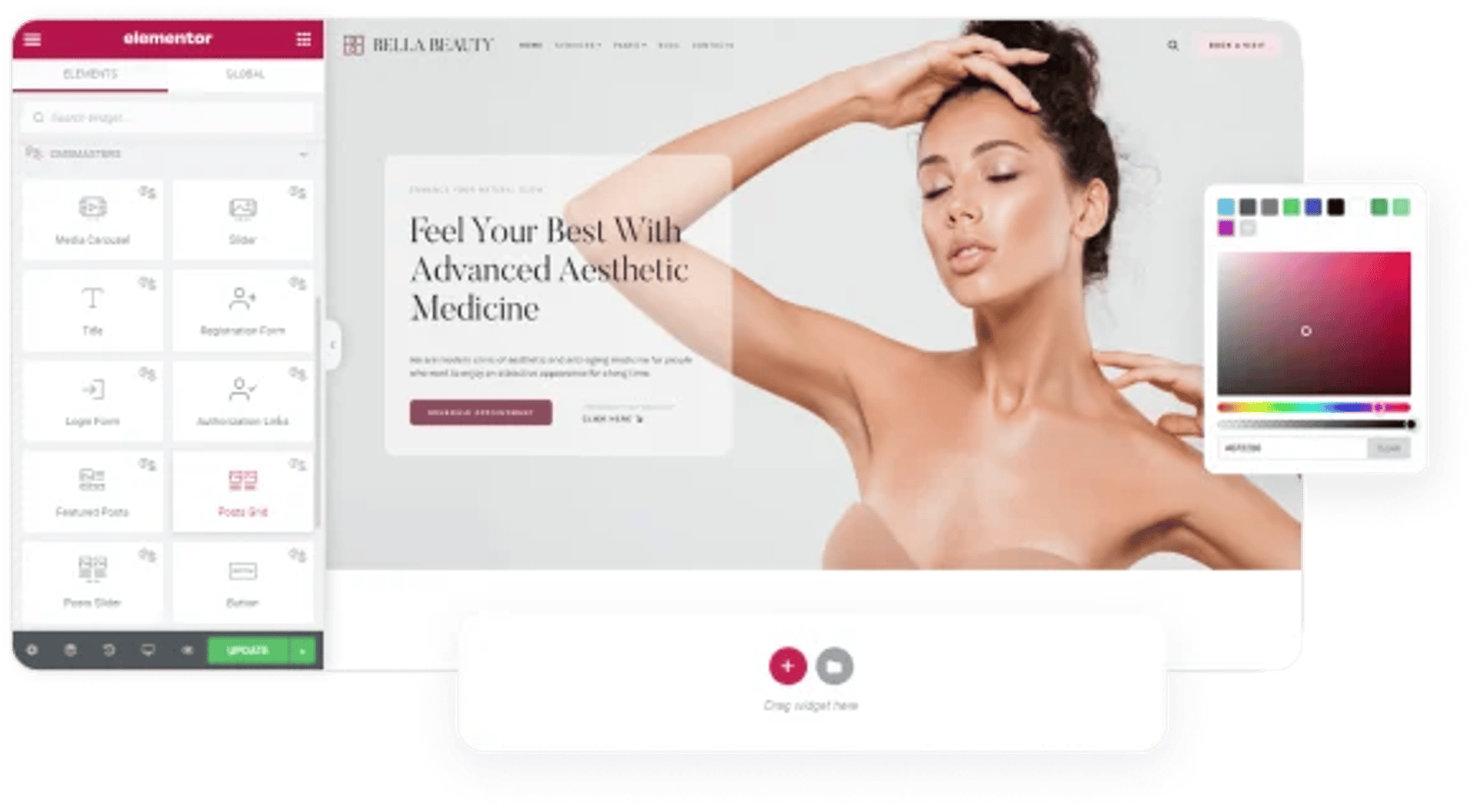 Bella Beauty - Aesthetic Medical Clinic WordPress Theme - Elementor Builder | CMSMasters studio