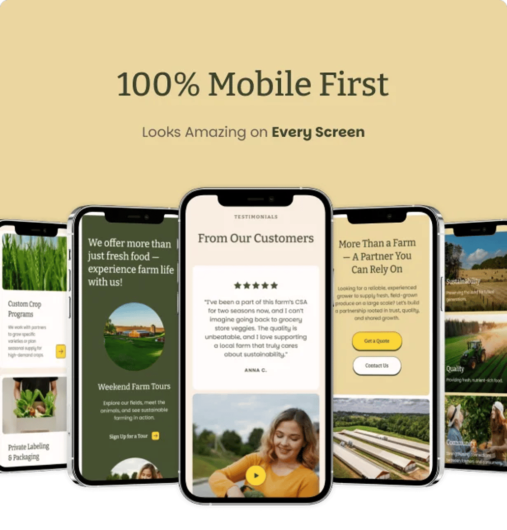 Organics - Agriculture & Food Farm WordPress Theme - 100% Mobile First | CMSMasters studio