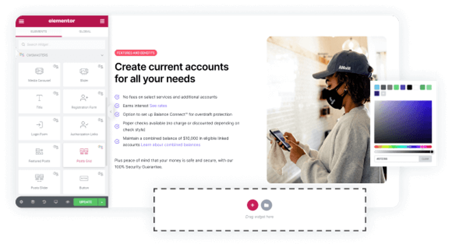 Cyberbank WordPress Theme - Elementor Builder