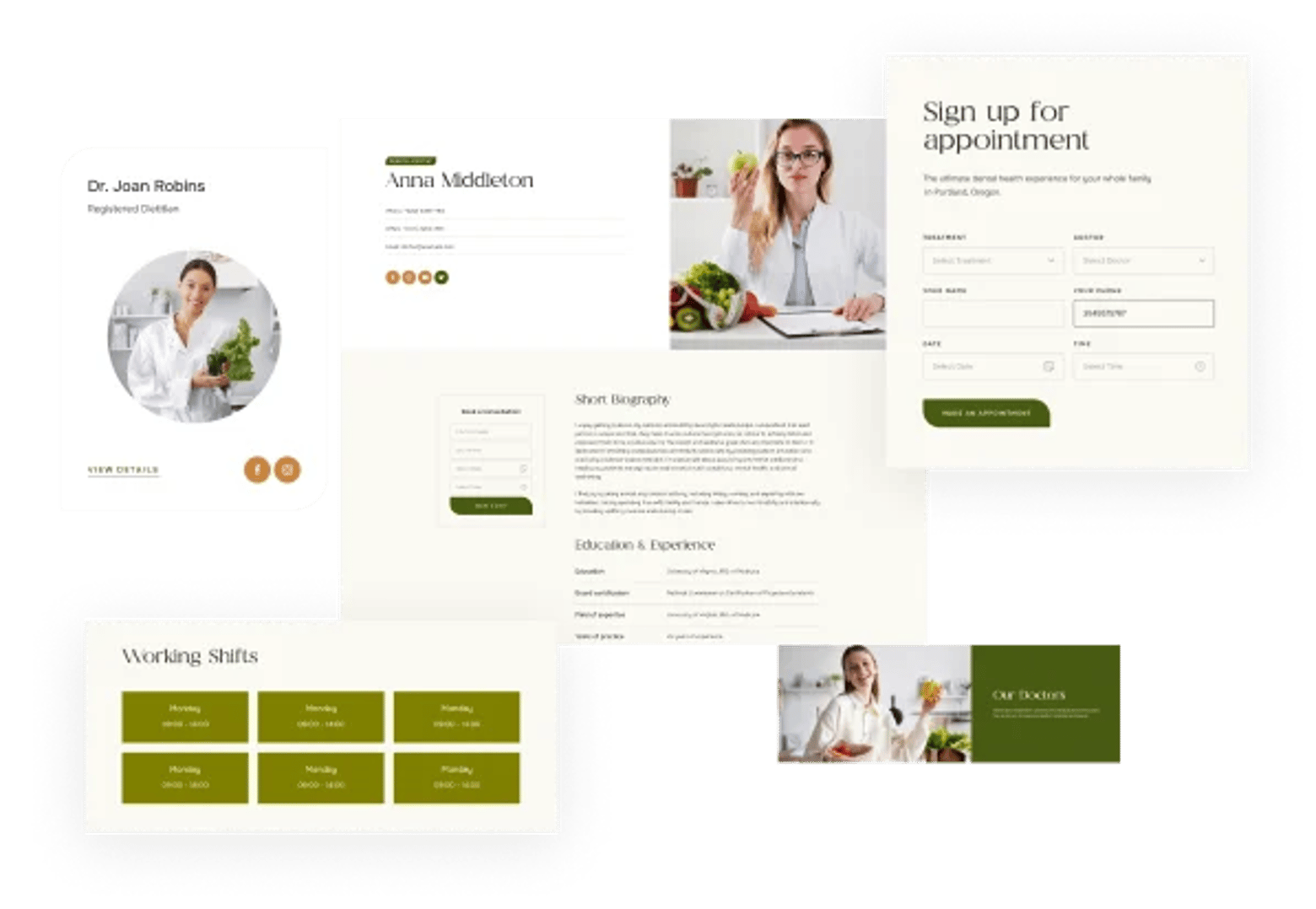 Healthify - Diet Recipes & Health Coaching WordPress Theme - Doctors’ Profiles | CMSMasters studio