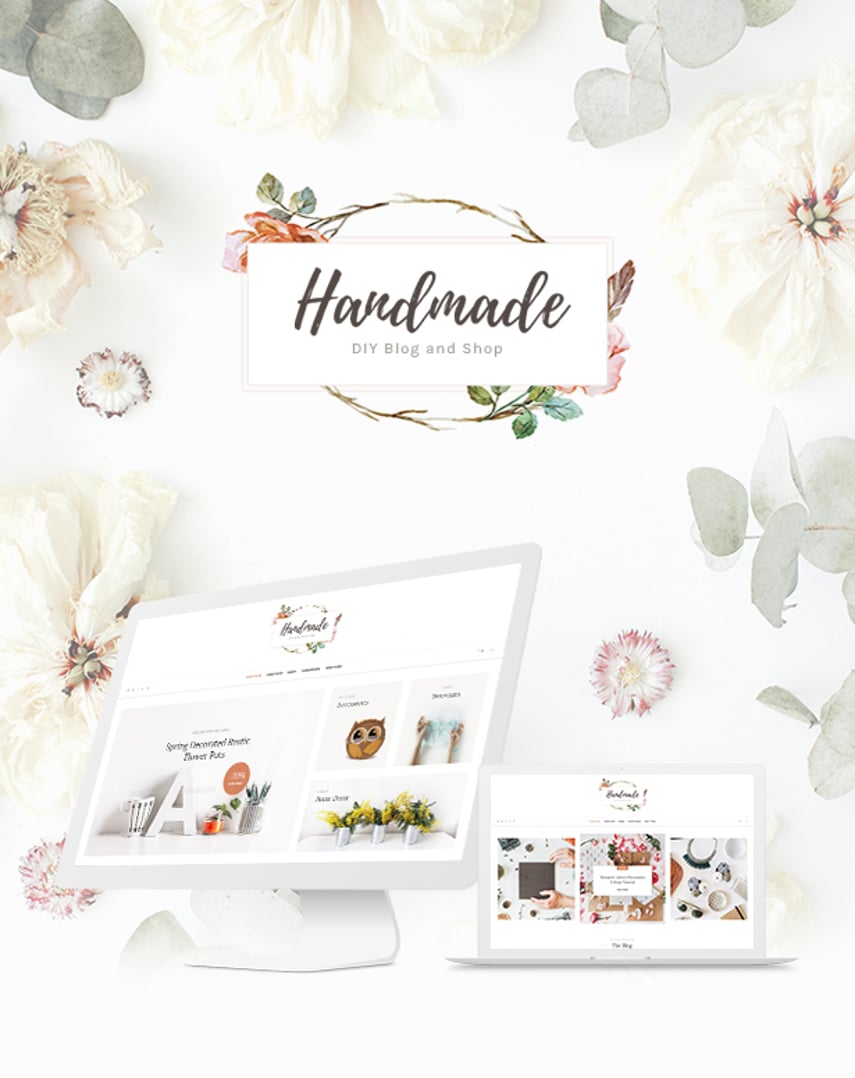 Handmade Shop – Handicraft Blog & Store Creative WordPress Theme