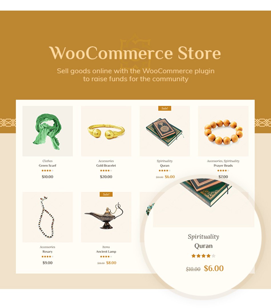 Islam House - Mosque and Religion WordPress Theme - WooCommerce Store | cmsmasters studio