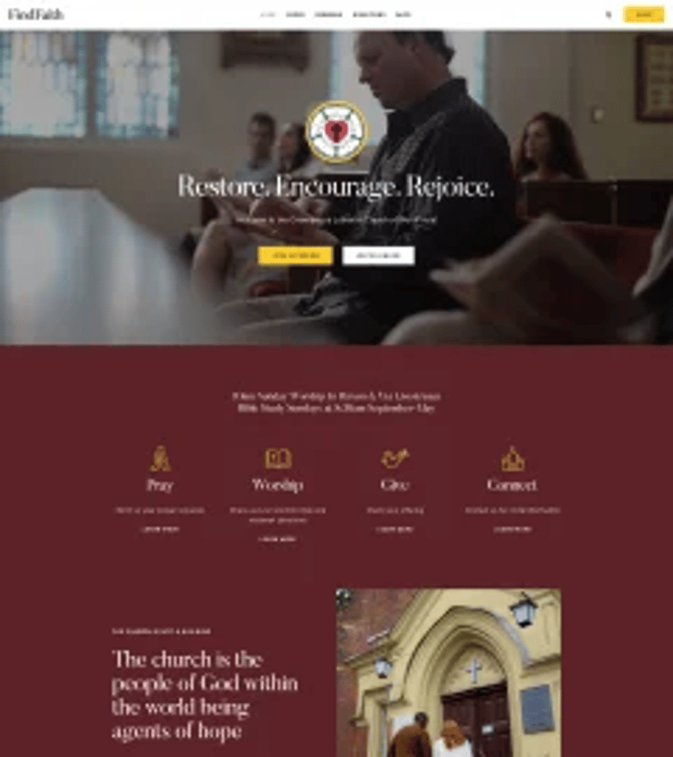 Christian - Church WordPress Theme - Lutheran Demo | cmsmasters studio