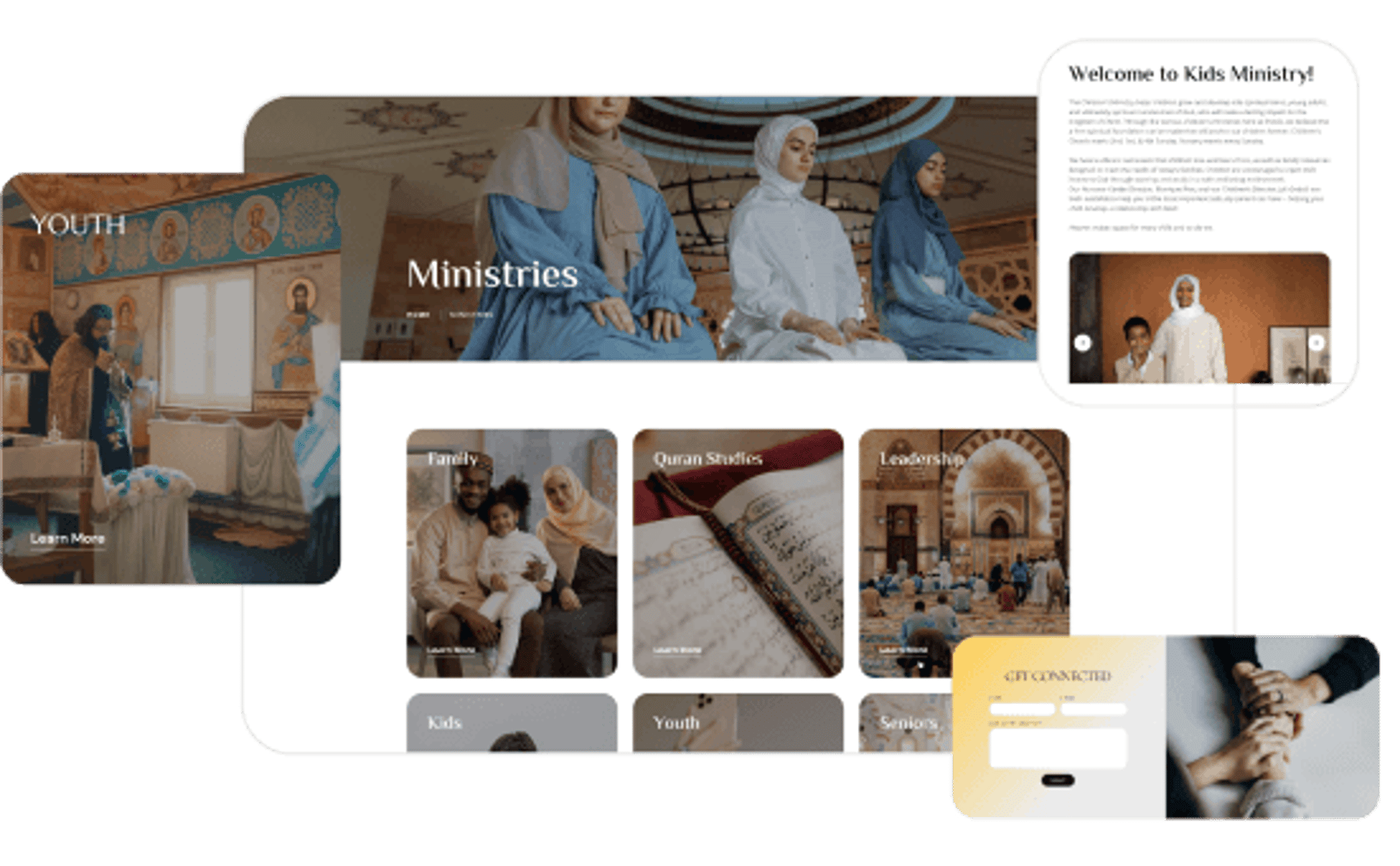 Temple of God - Religion and Church WordPress Theme - Ministries Post Type | Cmsmasters studio