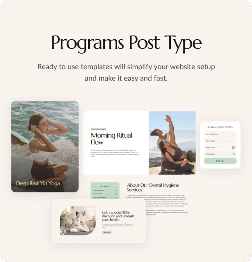 Zen Retreat - Wellness Resort & Yoga WordPress Theme - Programs Post Type | CMSMasters studio