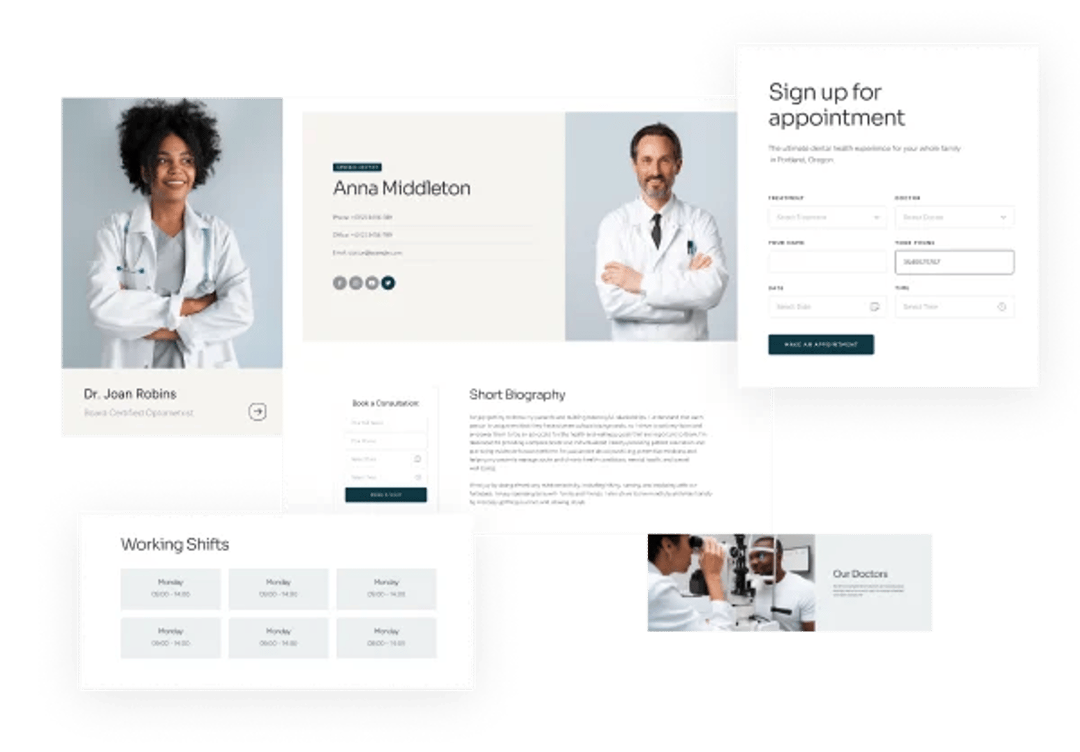 Eye Care - WordPress Theme for Optometrist & Eye Clinic - Doctors’ Profiles | CMSMasters studio
