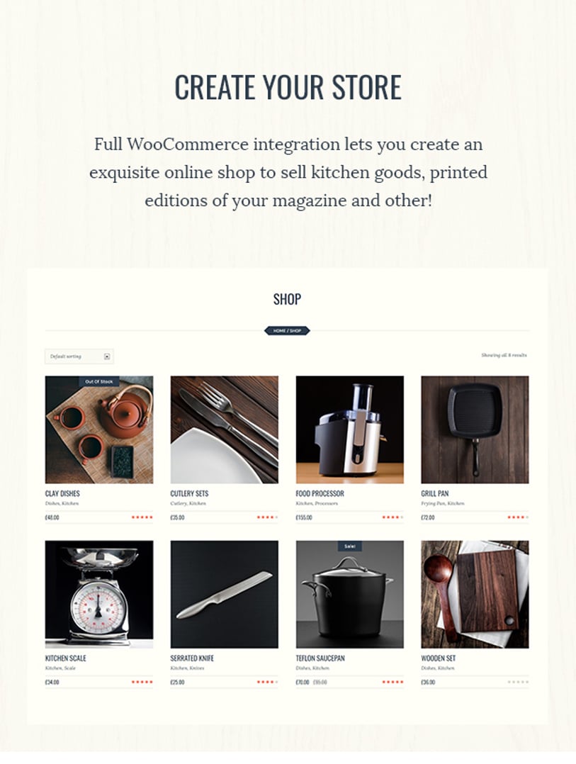 Good Food - Recipe Magazine & Culinary Blog Theme - Create Your Store