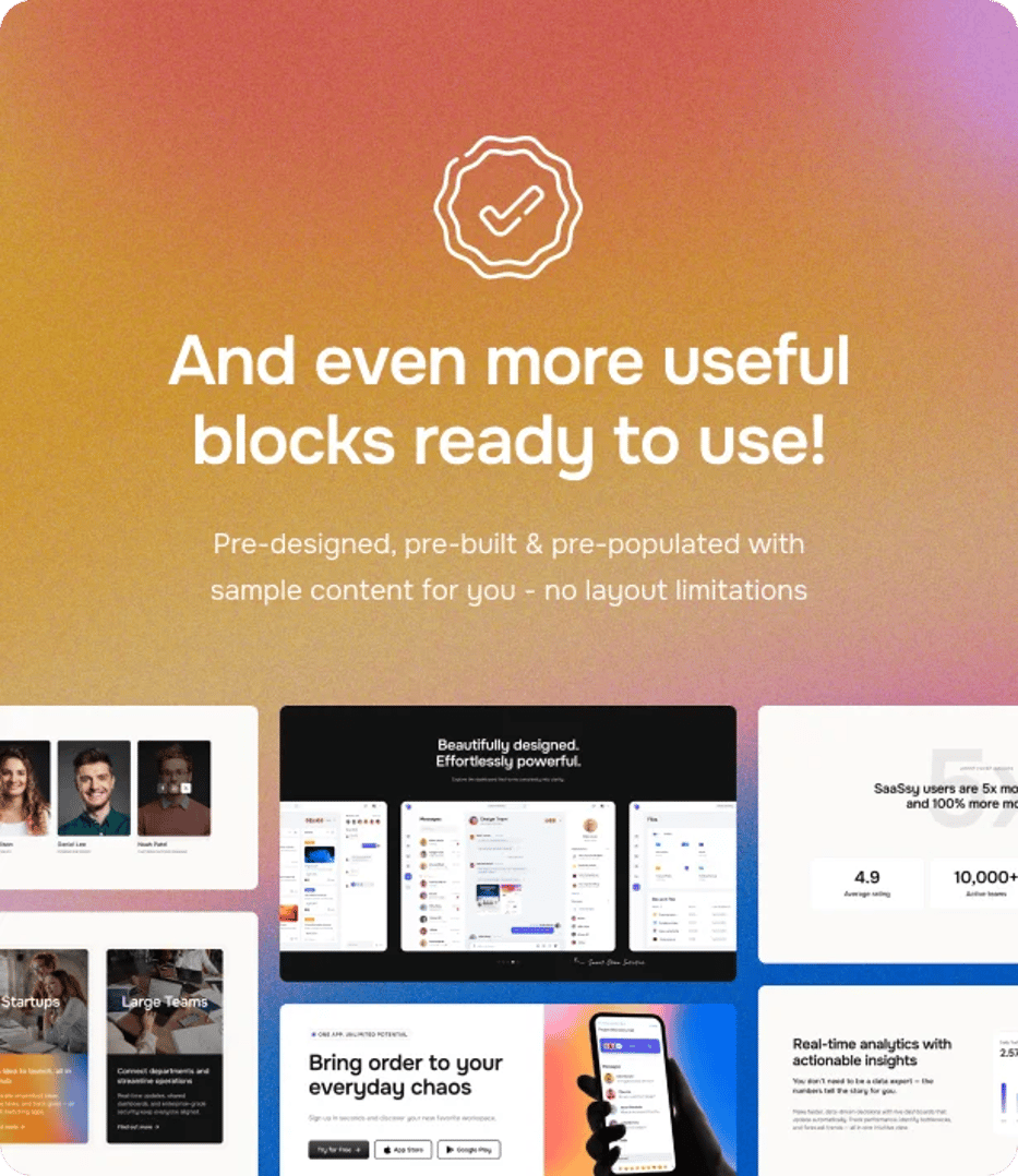 SaaSsy App - Software & Tech Startup WordPress Theme - Useful Blocks | CMSMasters studio