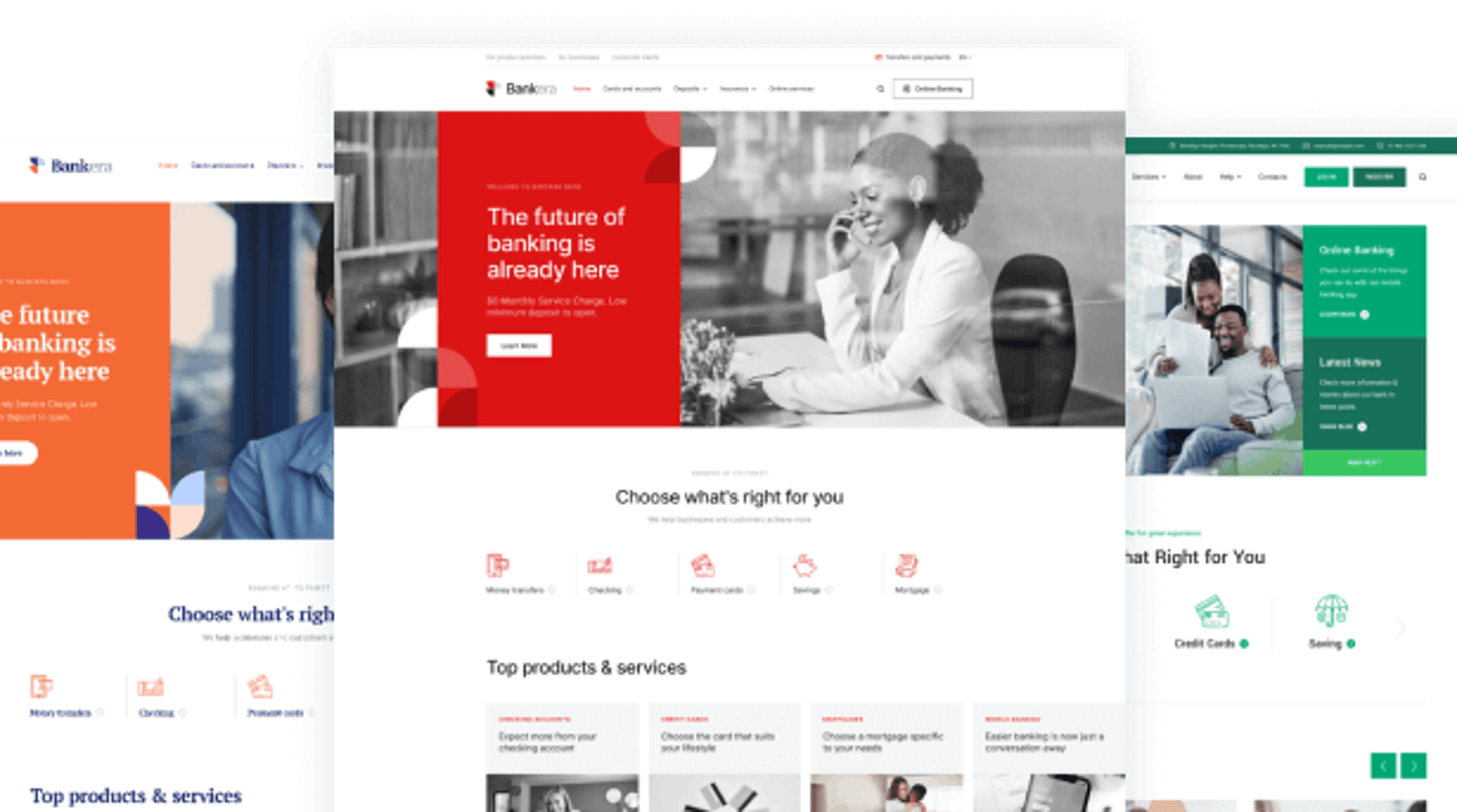 Multibank WordPress Theme - Demo Websites