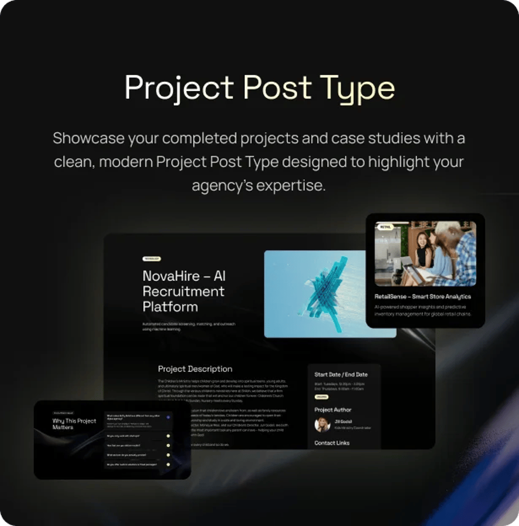 Softy Solutions - IT Services & Digital Agency WordPress Theme - Projects Post Type | CMSMasters studio