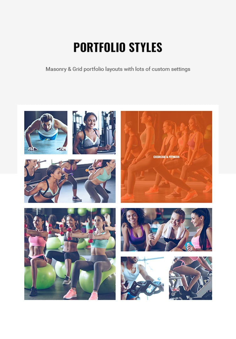 Sports Store- WooCommerce WordPress Theme - Portfolio Styles