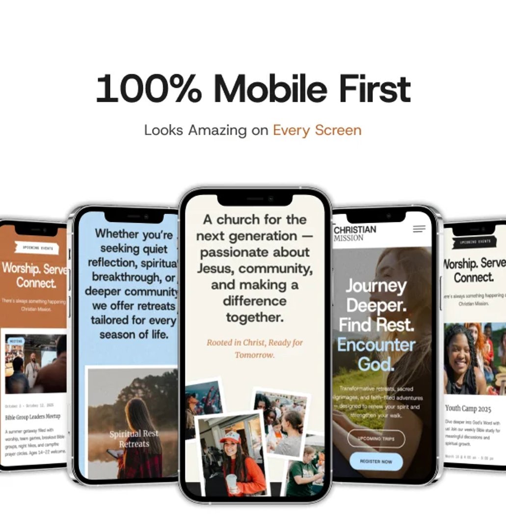 Christian Mission - Religious Events & Retreats Church WordPress Theme - 100% Mobile First | CMSMasters studio