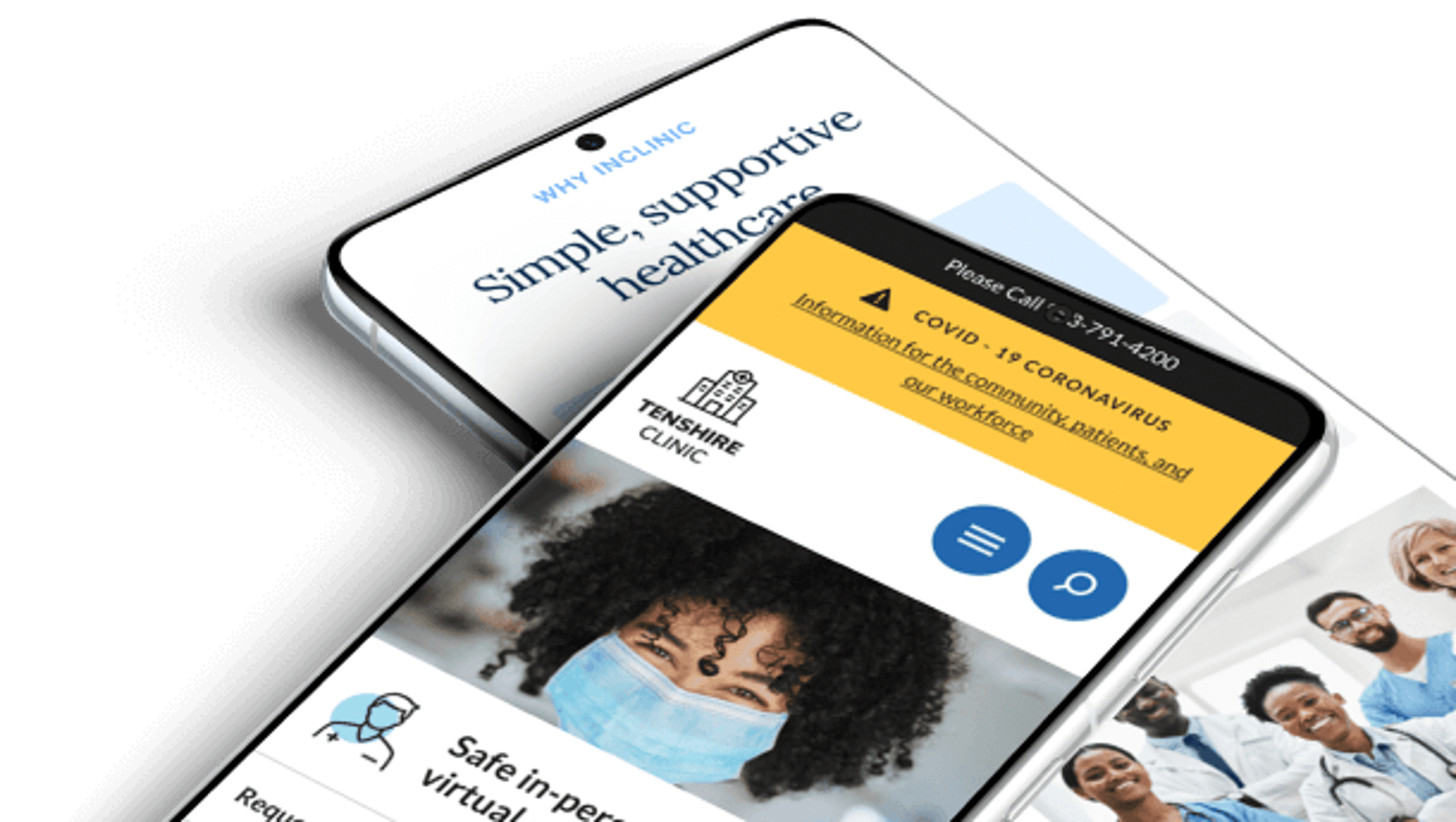 InClinic WordPress Theme - Mobile First