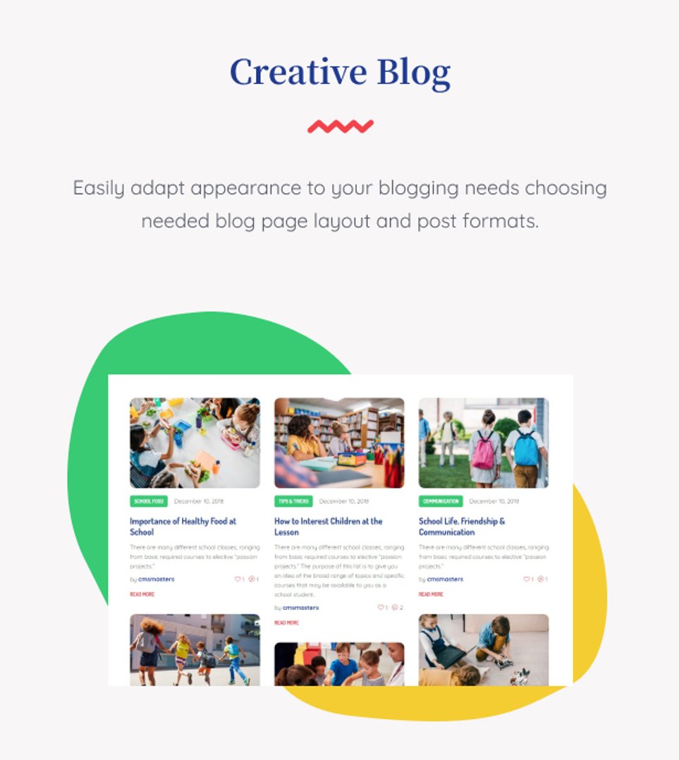 Ecole - Education & School WordPress Theme - Creative Blog | cmsmasters studio