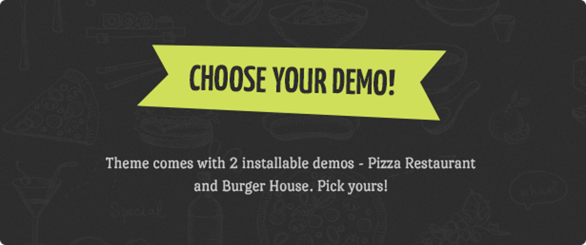 Pizza Restaurant - Fast Food & Restaurant WordPress Theme - Choose your Demo