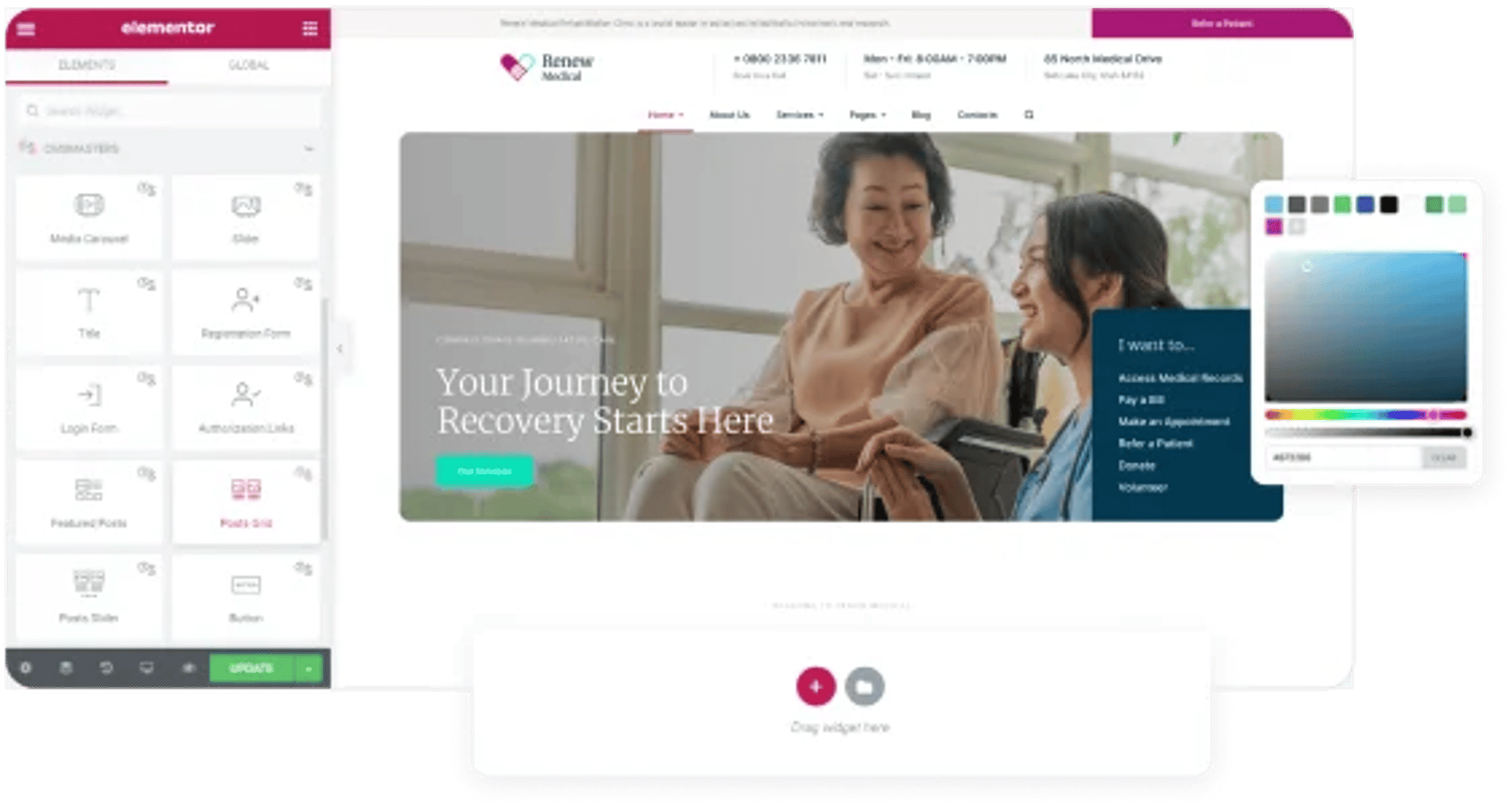 Renew Medical - Physiotherapy & Rehabilitation Clinic Medical WordPress Theme - Elementor Builder | CMSMasters studio