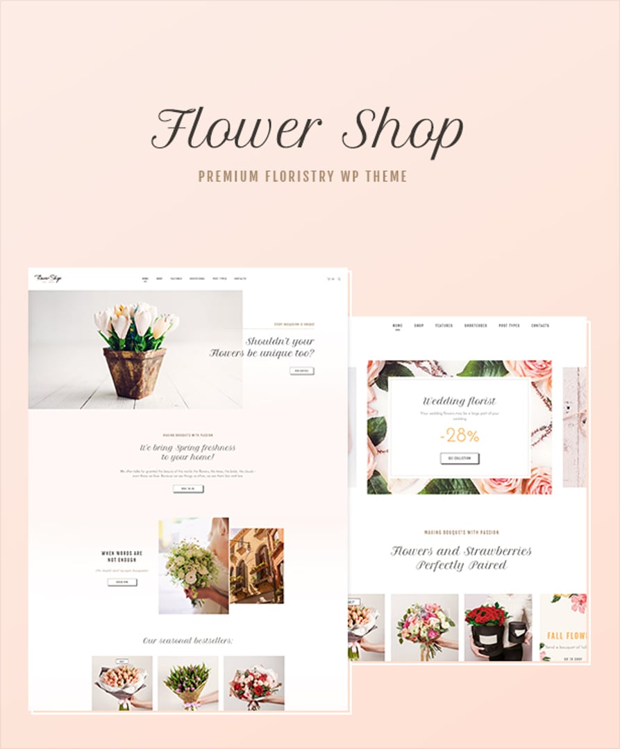 Flower Shop - Decoration Store and Floristic WordPress Theme
