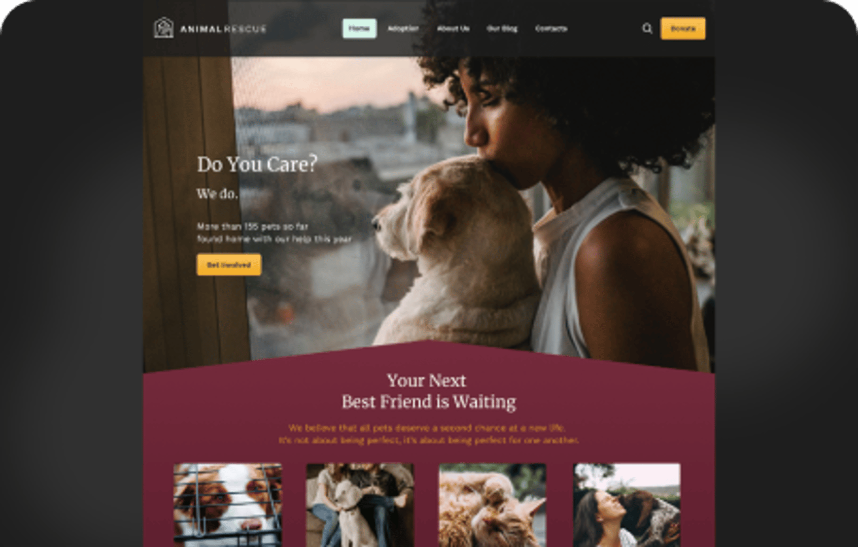 Animal Rescue - Shelter Charity WordPress Theme - Pet Shelter Demo | Cmsmasters studio