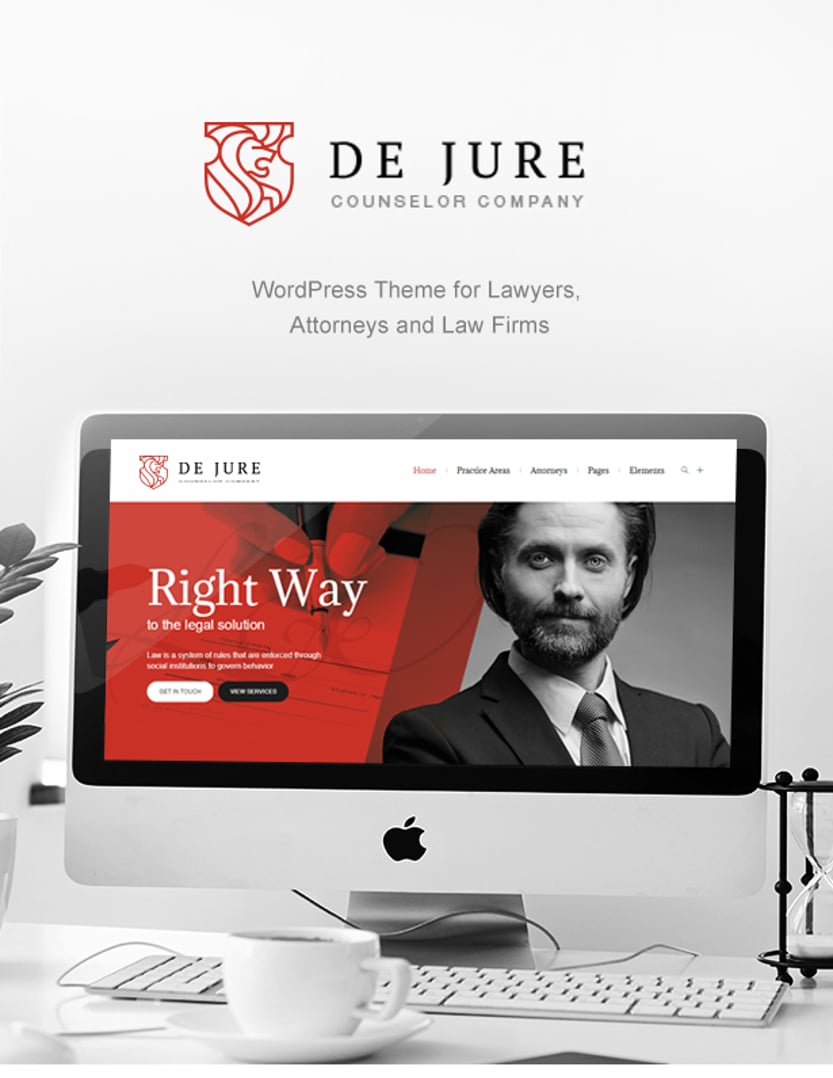 De Jure - Attorney and Lawyer WP Theme | cmsmasters studio