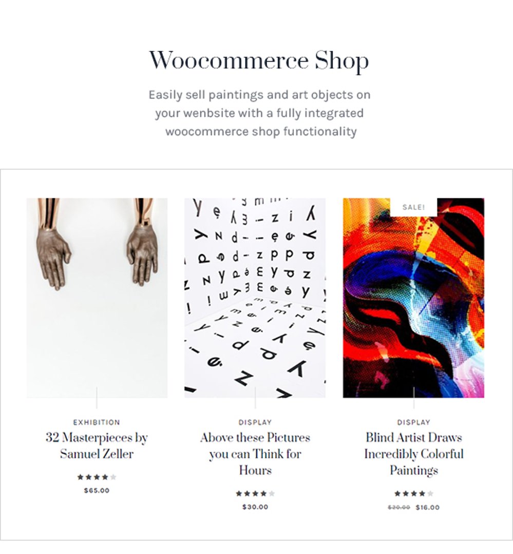 Galleria Metropolia - Art Museum & Exhibition Gallery Theme - WooCommerce Shop