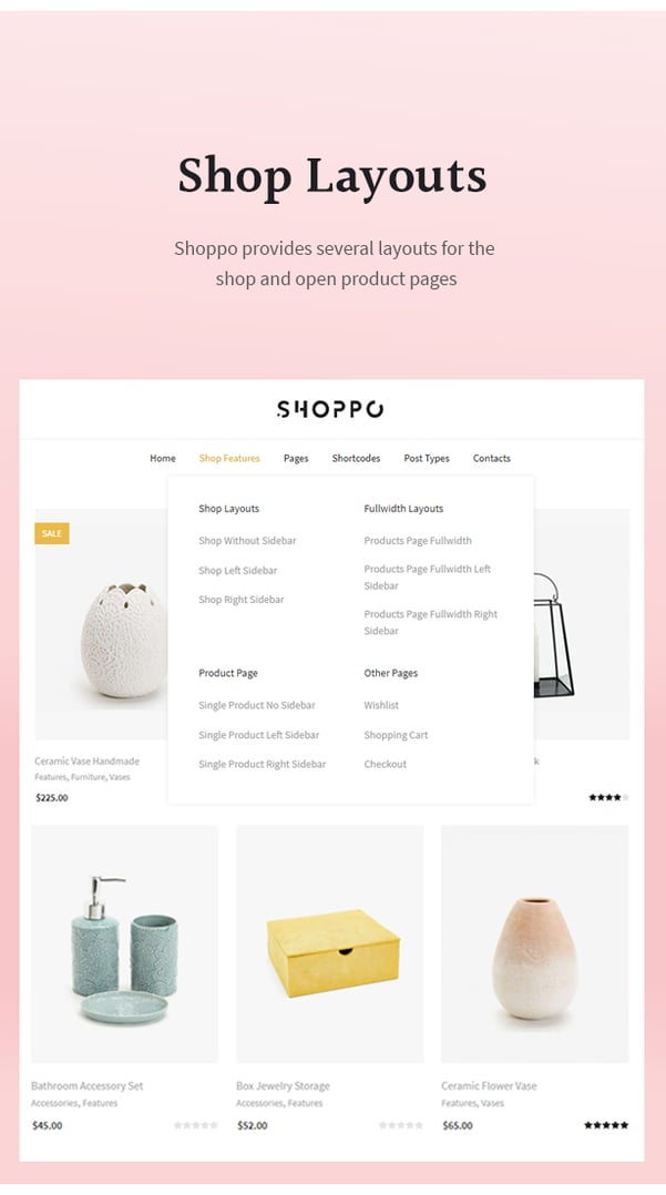 Shoppo - Multipurpose WooCommerce Shop Theme - Shop Layouts | cmsmasters studio