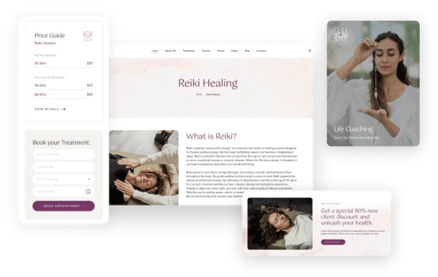 Healing Vibes – Reiki Massage, Yoga & Meditation WordPress Theme - Treatments Post Type | CMSMasters studio