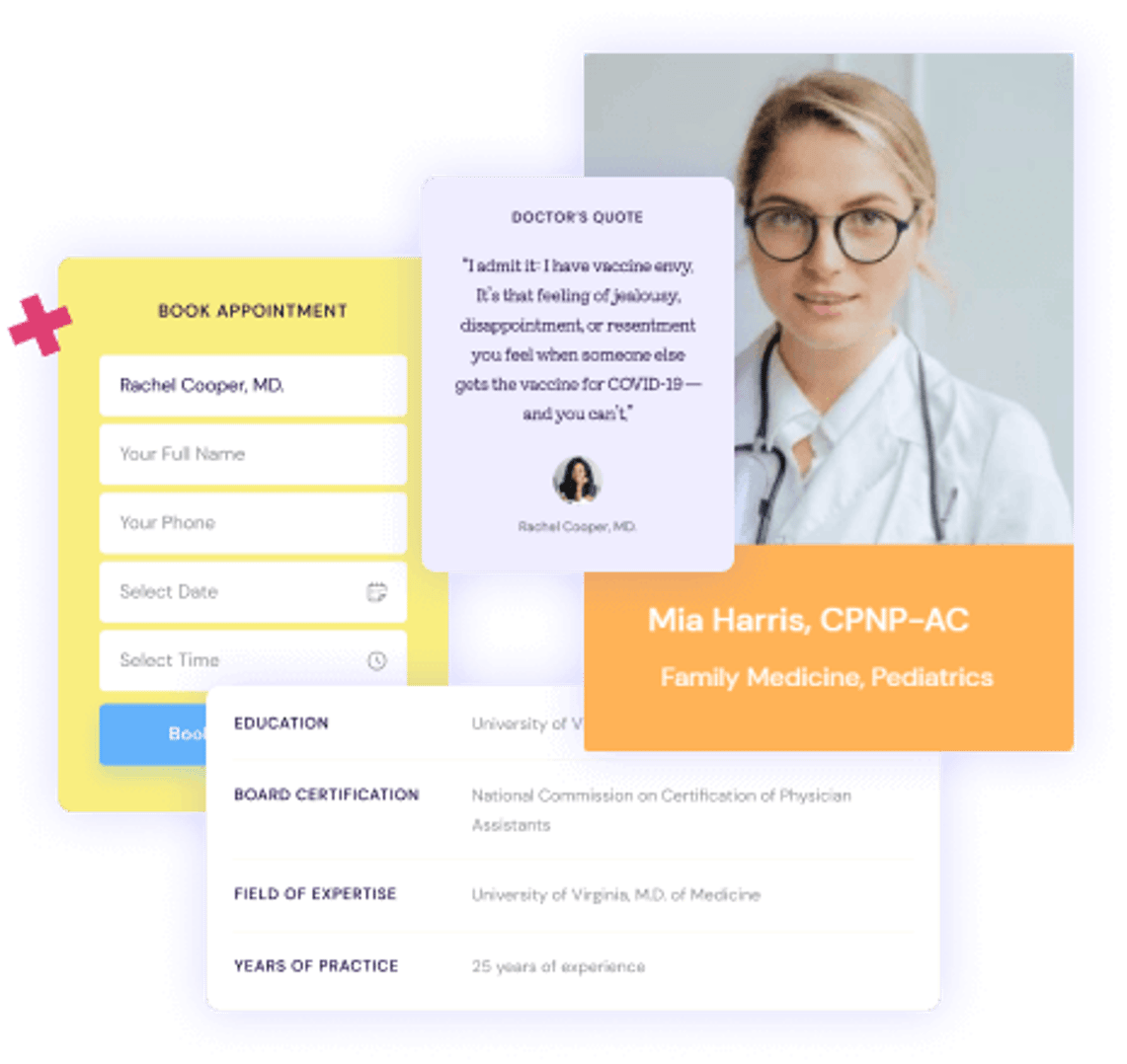 Clinicity WordPress Theme - Doctors Pages