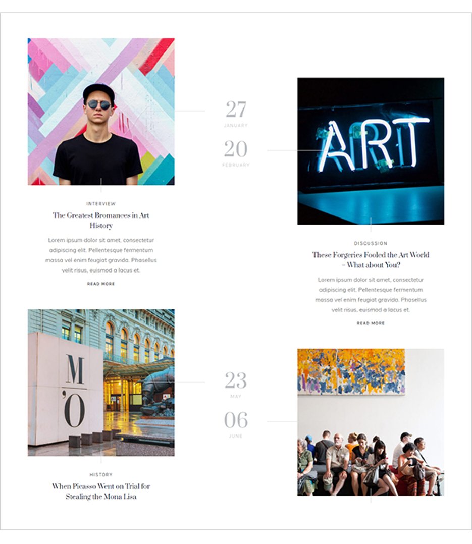 Galleria Metropolia - Art Museum & Exhibition Gallery Theme - Blog Styles
