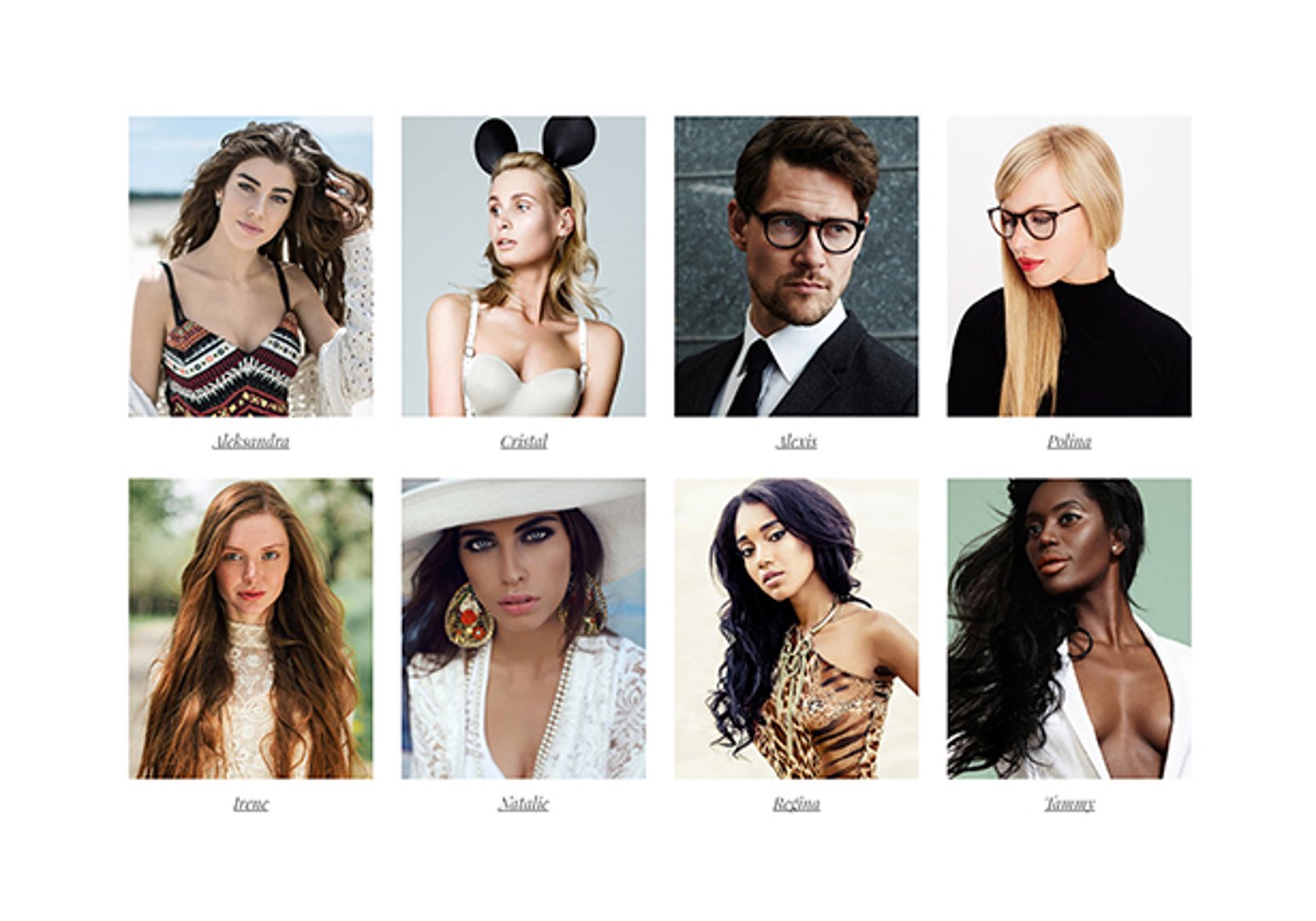 Top Model - Agency and Fashion WordPress Theme - Portfolio Styles