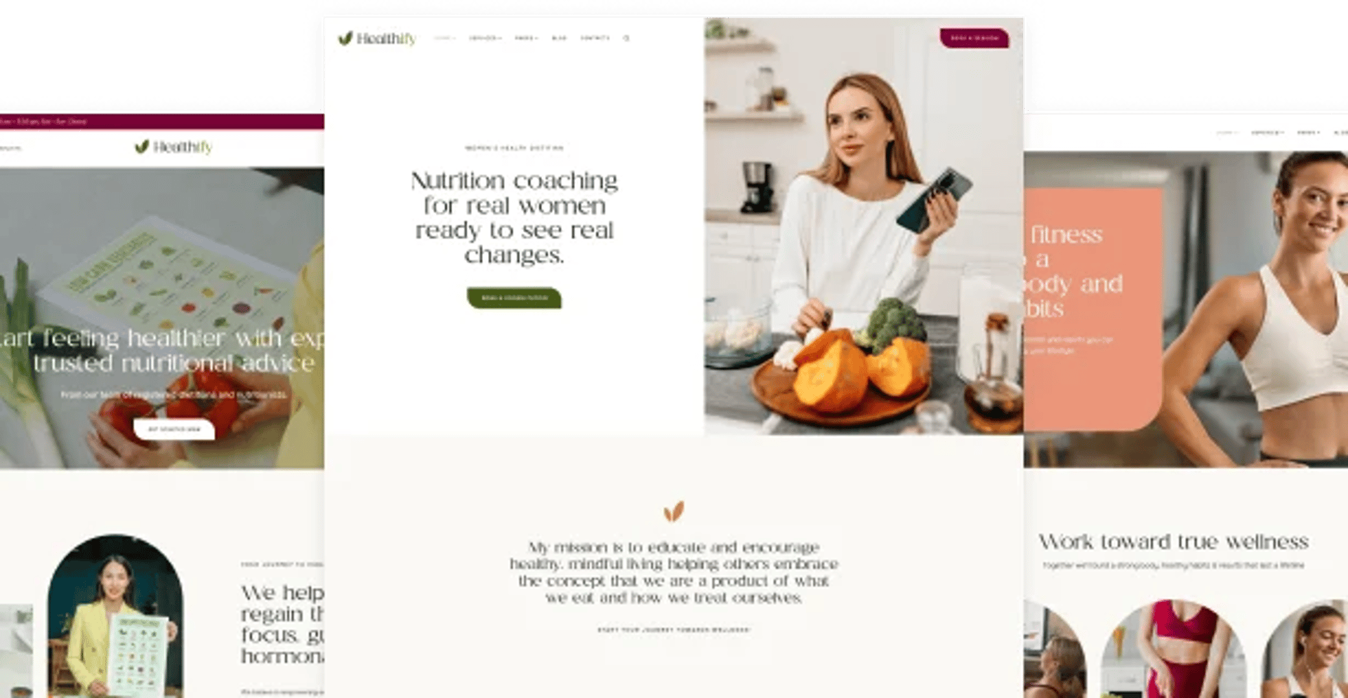 Healthify - Diet Recipes & Health Coaching WordPress Theme | CMSMasters studio