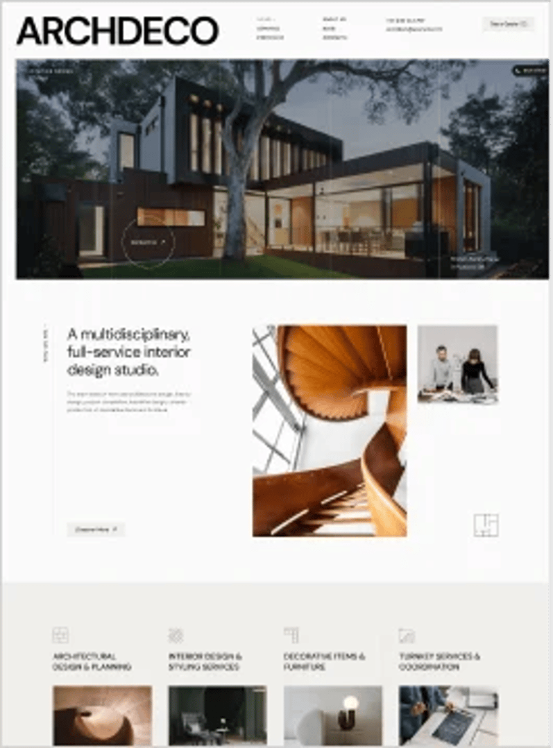 Archdeco - Architecture & Interior Design Agency Portfolio WordPress Theme - Interior Design Agency | CMSMasters studio