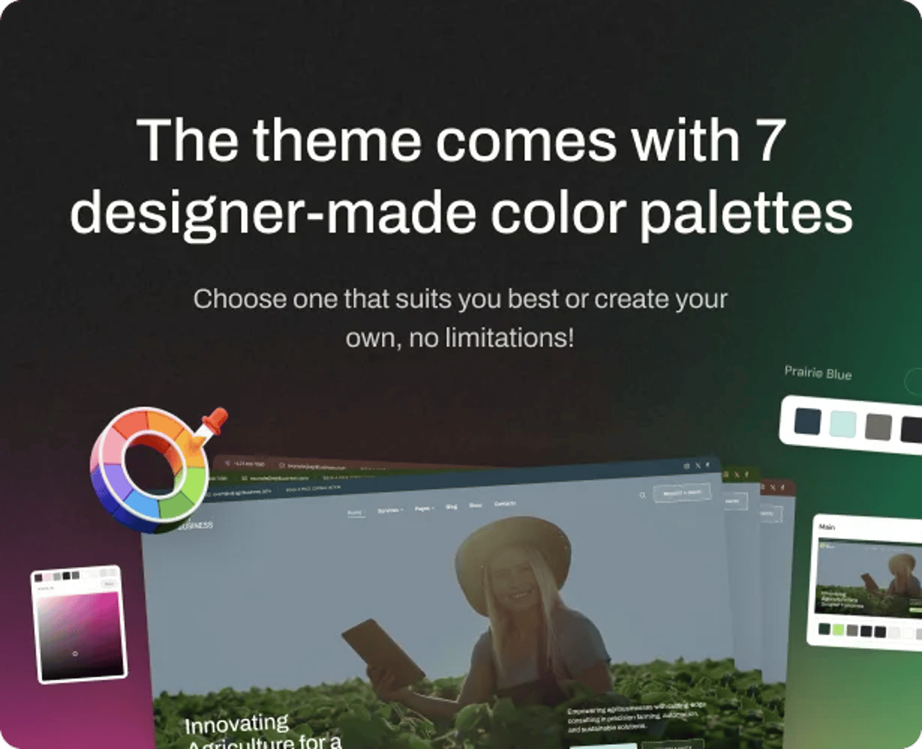Agribusiness - Designer-made Color Palettes | CMSMasters studio