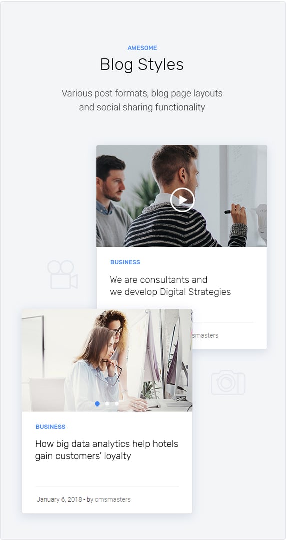 Aspero - Business WordPress Theme - Blog Styles | cmsmasters studio
