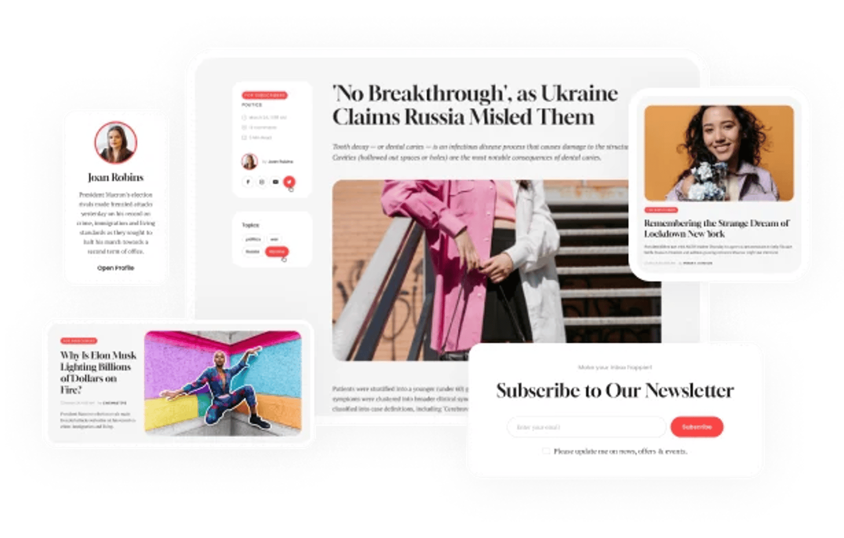 Glossier - News & Viral Magazine WordPress Theme - Blog Posts Layouts | Cmsmasters studio