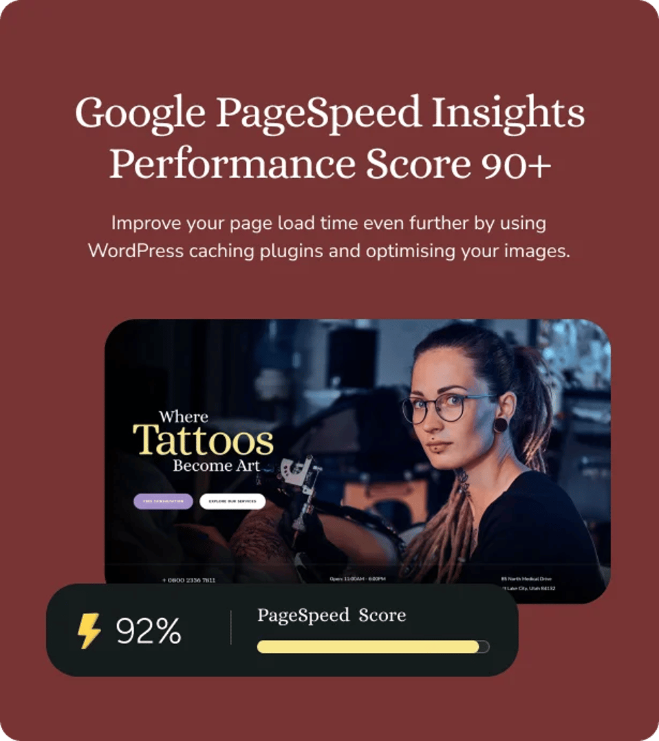 Urban Edge - Barbershop & Tattoo Studio WordPress Theme - Performance Score 90+ | CMSMasters studio