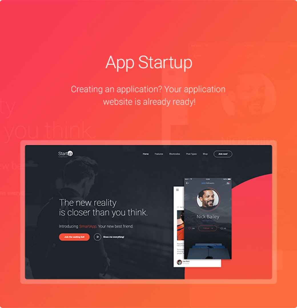 Startup Company - WordPress Theme for Business & Technology - App Startup