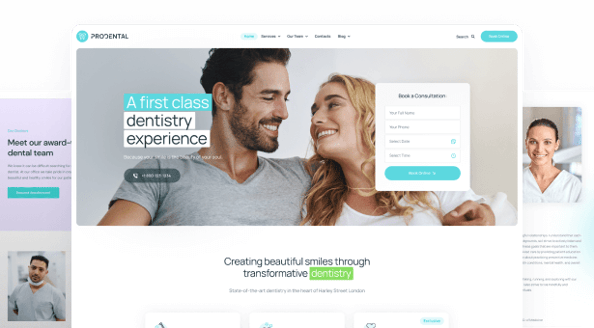 Healthy Smiles WordPress Theme