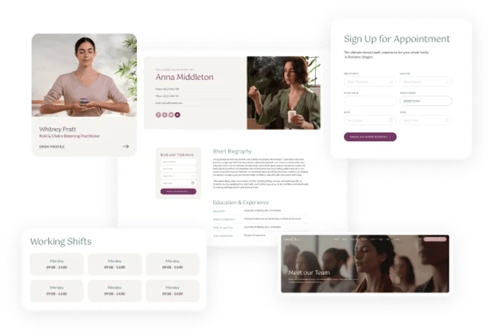 Healing Vibes – Reiki Massage, Yoga & Meditation WordPress Theme - Practitioner’s Profiles | CMSMasters studio
