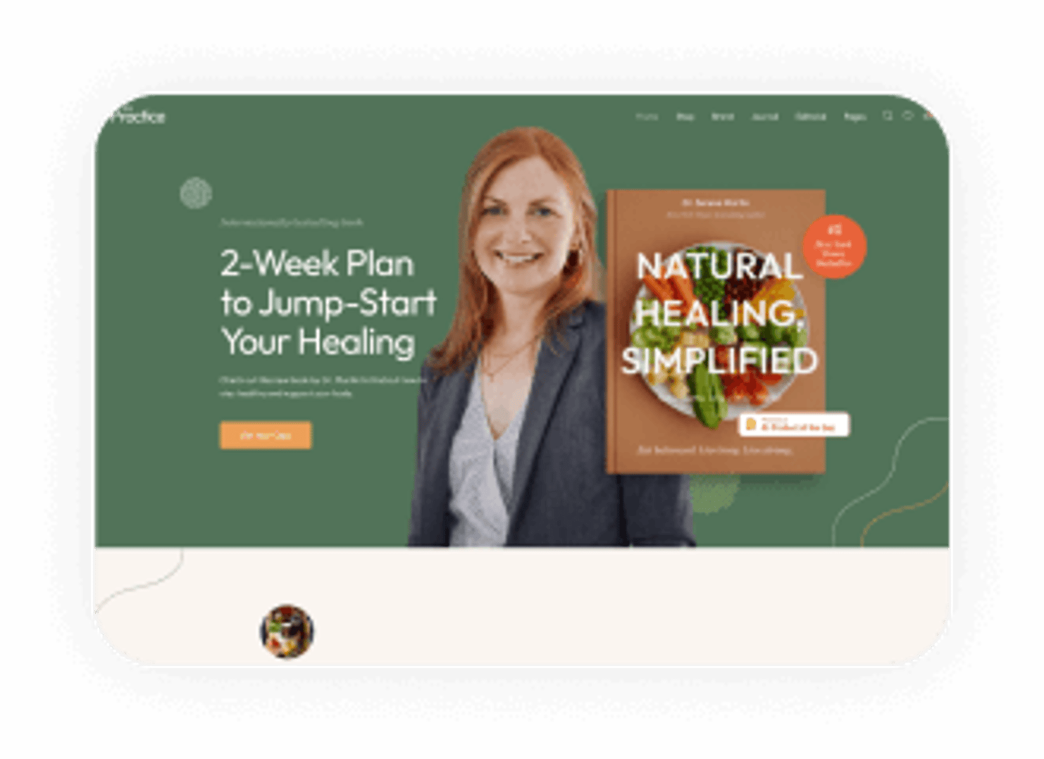 The Practitioner WordPress Theme - Book Landing Demo