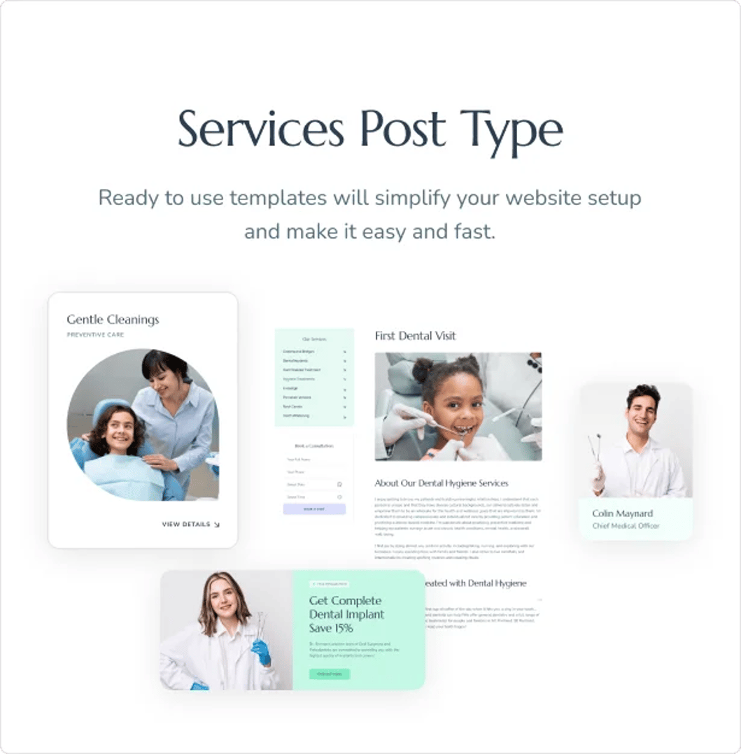 Happy Smiles - Pediatric Dental Clinic & Dentist WordPress Theme - Services Post Type | CMSMasters studio